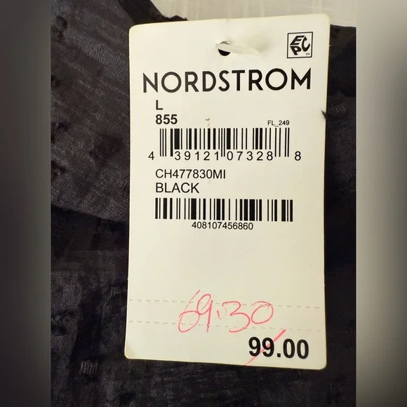 Chelsea 28 Ruffle Cap Sleeve Organza Midi Dress Large Black - Picture 8 of 13